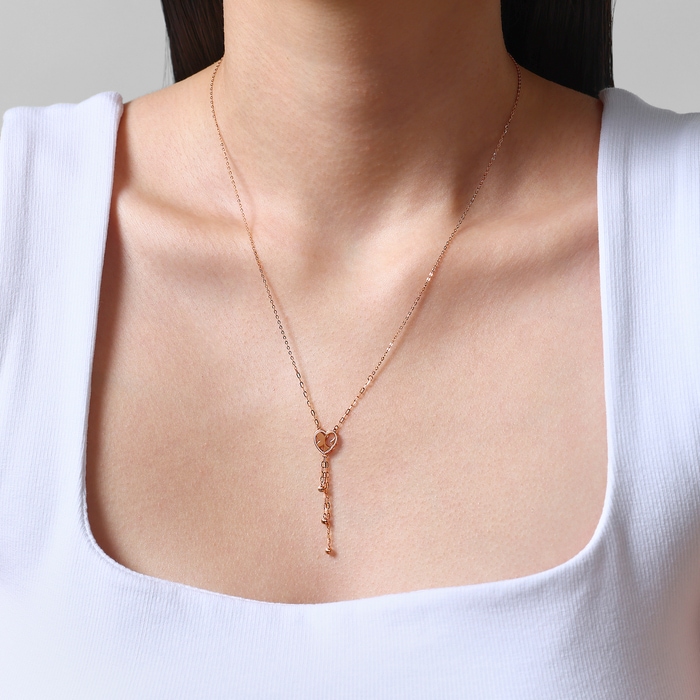 18K Rose Gold Necklace | Chow Sang Sang Jewellery | Minty Collection | 92284N - 2