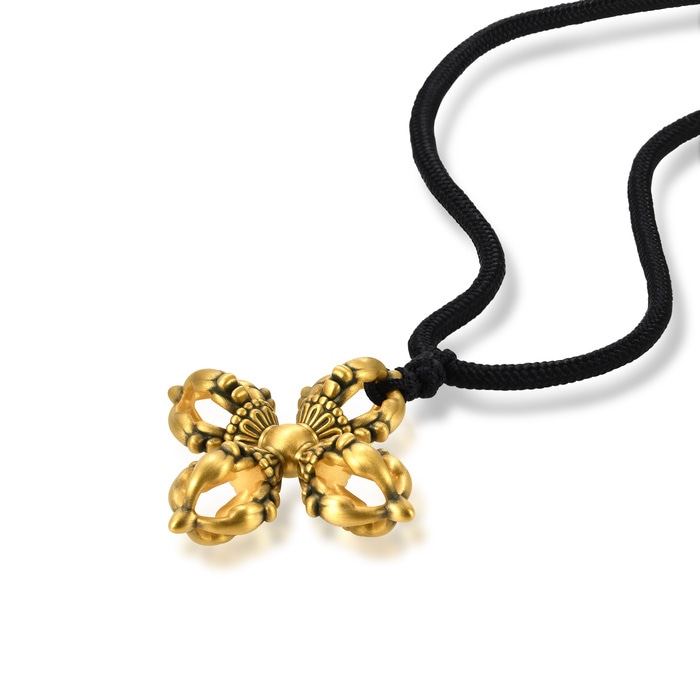 999黃金 頸鍊 | 周生生珠寶 | Noir 「酷黑」 | 92365Z - 4