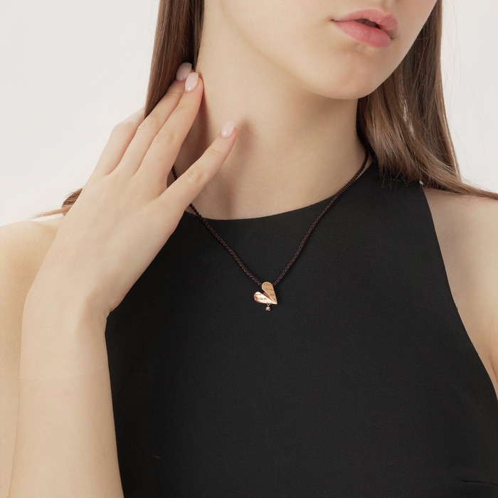 18K Rose Gold Necklace | Chow Sang Sang Jewellery | Love Decode | 92433Z - 2