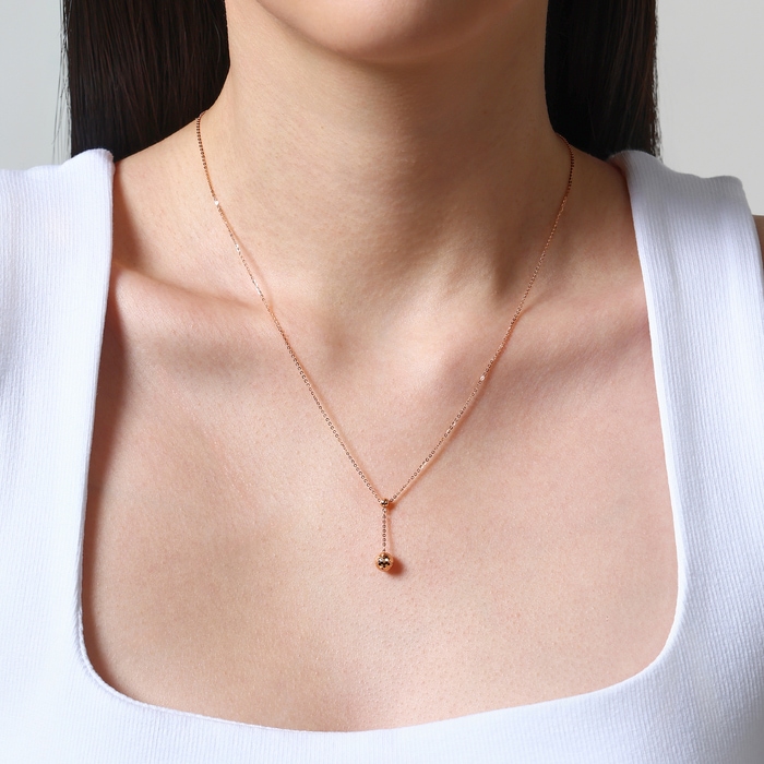 18K Rose Gold Necklace | Chow Sang Sang Jewellery | Minty Collection | 92532N - 2