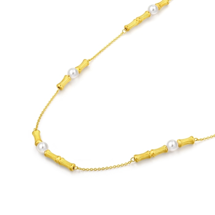 Solid Gold Necklace | Chow Sang Sang Jewellery | Cultural Blessings | 92672N - 4