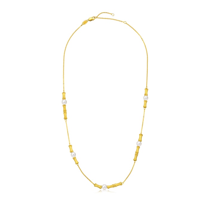 Solid Gold Necklace | Chow Sang Sang Jewellery | Cultural Blessings | 92672N - 6