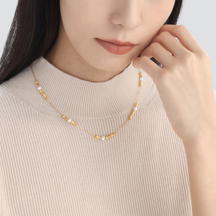 Solid Gold Necklace | Chow Sang Sang Jewellery | Cultural Blessings | 92672N - 3