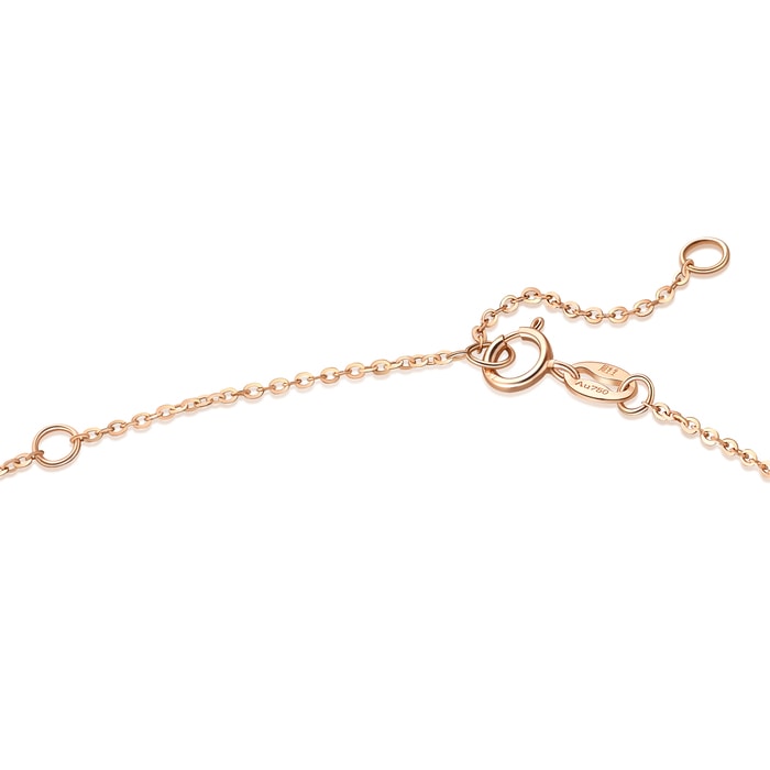 18K Rose Gold Necklace | Chow Sang Sang Jewellery | Minty Collection | 92676N - 5