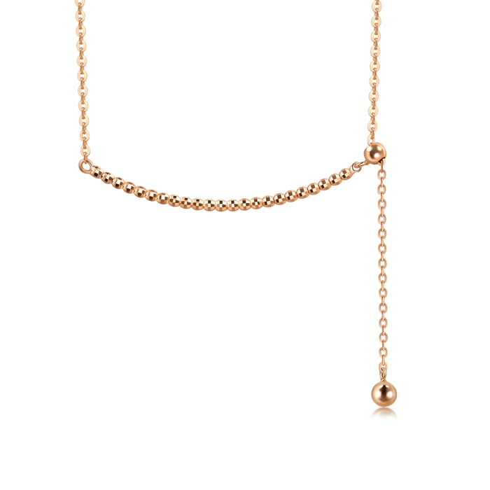 18K Rose Gold Necklace | Chow Sang Sang Jewellery | Minty Collection | 92676N - 1