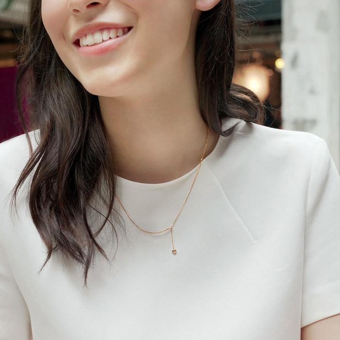 18K Rose Gold Necklace | Chow Sang Sang Jewellery | Minty Collection | 92678N - 2