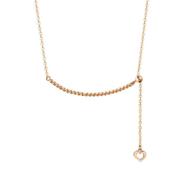 18K Rose Gold Necklace | Chow Sang Sang Jewellery | Minty Collection | 92678N - 1