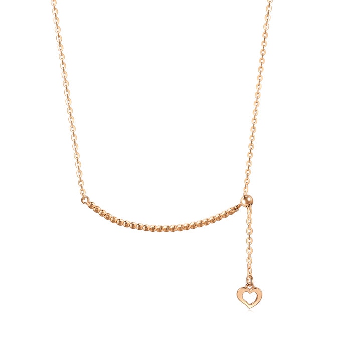 18K Rose Gold Necklace | Chow Sang Sang Jewellery | Minty Collection | 92678N - 4