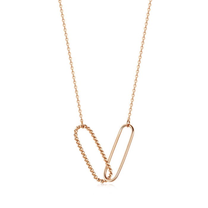 18K Rose Gold Necklace | Chow Sang Sang Jewellery | Minty Collection | 92681N - 1