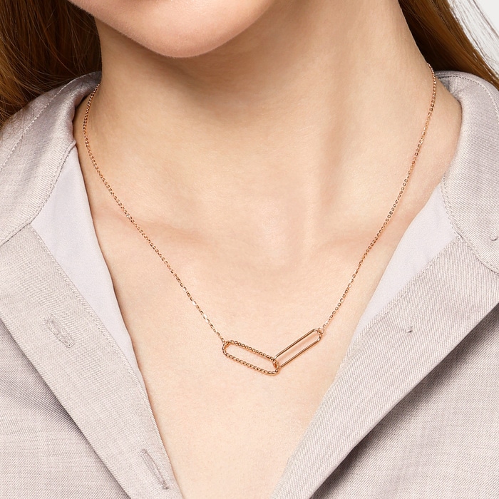 18K Rose Gold Necklace | Chow Sang Sang Jewellery | Minty Collection | 92681N - 2