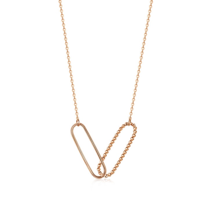 18K Rose Gold Necklace | Chow Sang Sang Jewellery | Minty Collection | 92681N - 5