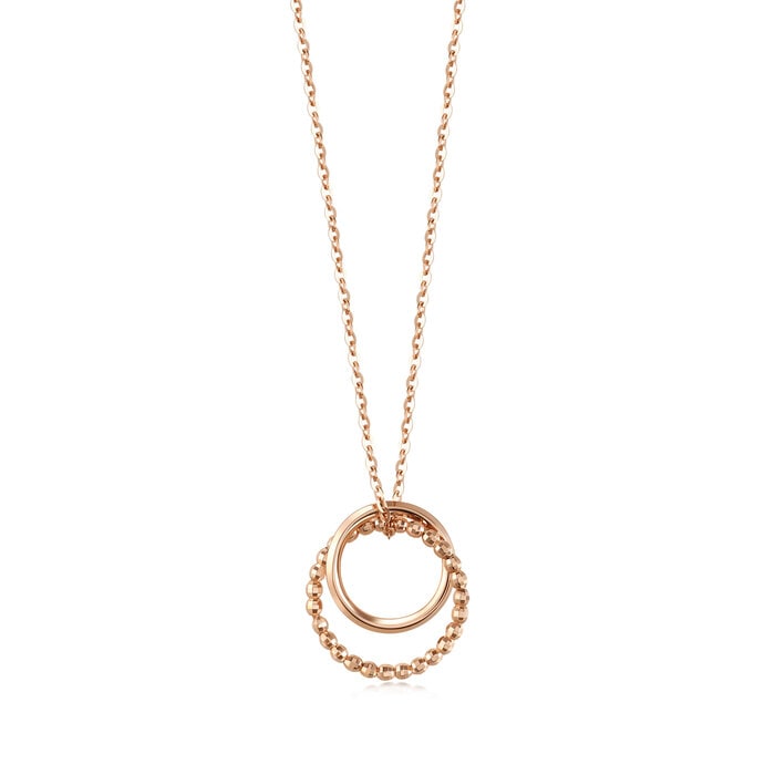 18K Rose Gold Necklace | Chow Sang Sang Jewellery | Minty Collection | 92683U - 1