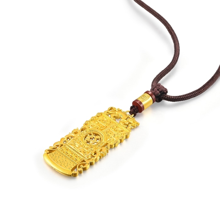 Solid Gold Necklace | Chow Sang Sang Jewellery | 92712Z - 4