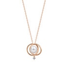 18K Rose Gold Akoya Pearl Necklace