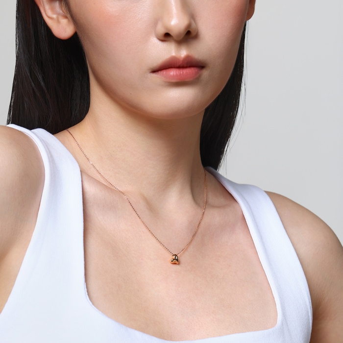 18K Rose Gold Necklace | Chow Sang Sang Jewellery | Minty Collection | 92784N - 3