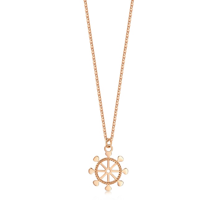 18K Rose Gold Necklace | Chow Sang Sang Jewellery | Minty Collection | 92786N - 1