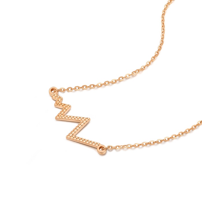 18K Rose Gold Necklace | Chow Sang Sang Jewellery | Minty Collection | 92791N - 4