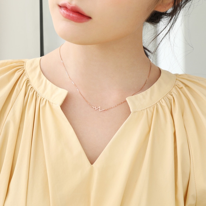 18K Rose Gold Necklace | Chow Sang Sang Jewellery | Minty Collection | 92791N - 2