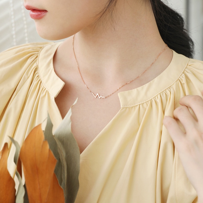 18K Rose Gold Necklace | Chow Sang Sang Jewellery | Minty Collection | 92791N - 3