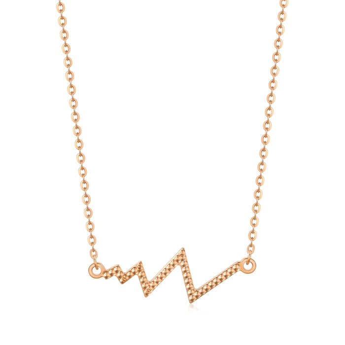 18K Rose Gold Necklace | Chow Sang Sang Jewellery | Minty Collection | 92791N - 1