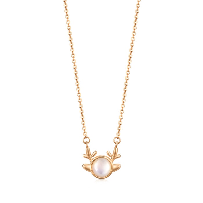 18K Rose Gold Necklace | Chow Sang Sang Jewellery | Minty Collection | 92828N - 1