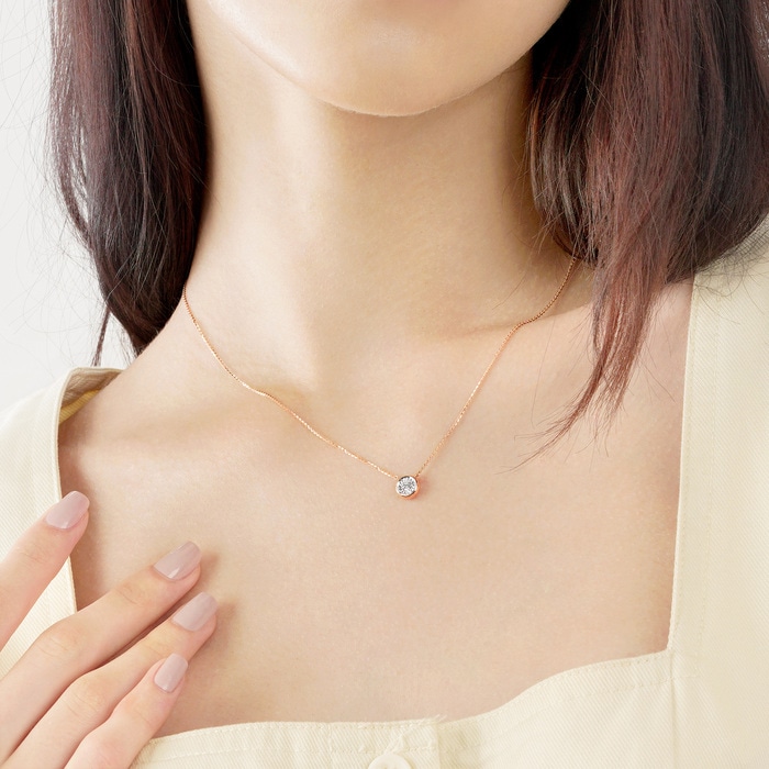 18K White & Rose Gold Necklace | Chow Sang Sang Jewellery | Daily Luxe | 92877N - 3