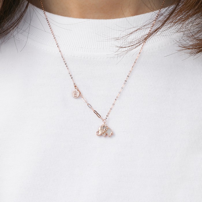 18K玫瑰金 頸鍊 | 周生生珠寶 | 薄荷系列 | 92892N - 2