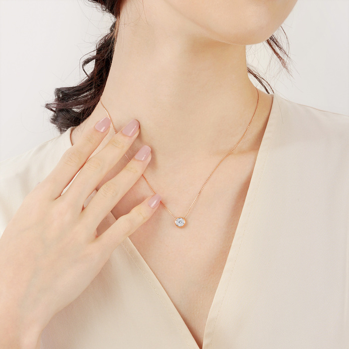 18K白色黄金及玫瑰金 頸鍊 | 周生生珠寶 | Daily Luxe | 92952N - 3