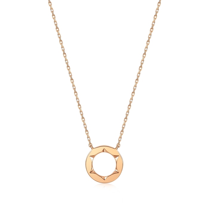 18K Rose Gold Necklace | Chow Sang Sang Jewellery | 93057N - 4