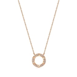 'Timeless' 18K Rose Gold Diamond Necklace