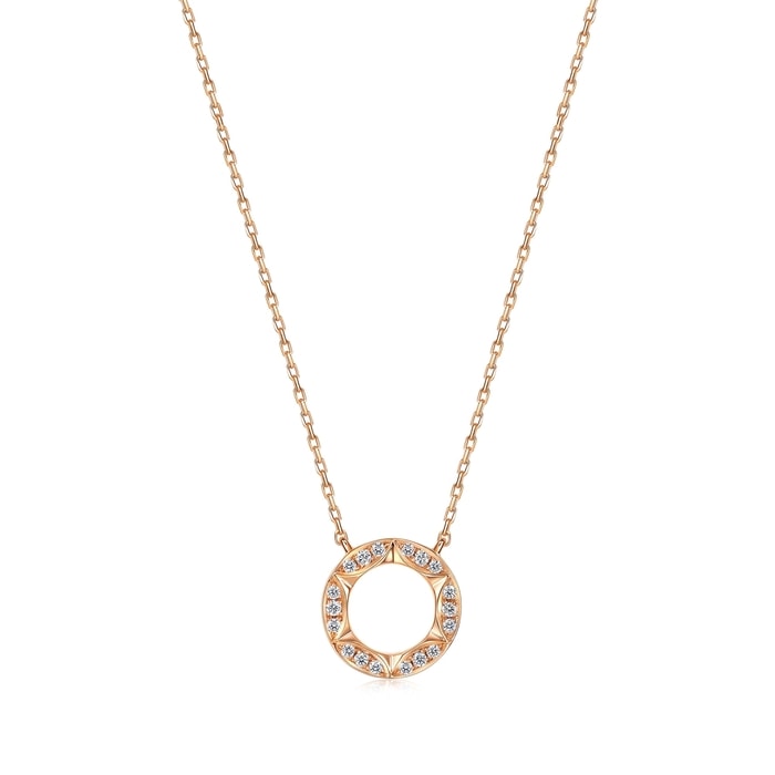 18K Rose Gold Necklace | Chow Sang Sang Jewellery | 93057N - 1