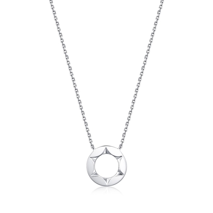 18K White Gold Necklace | Chow Sang Sang Jewellery | 93057N - 4