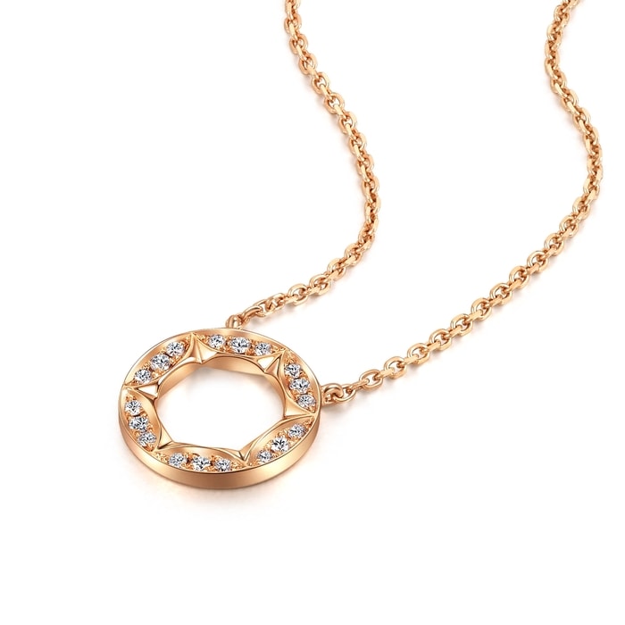 18K Rose Gold Necklace | Chow Sang Sang Jewellery | 93057N - 5