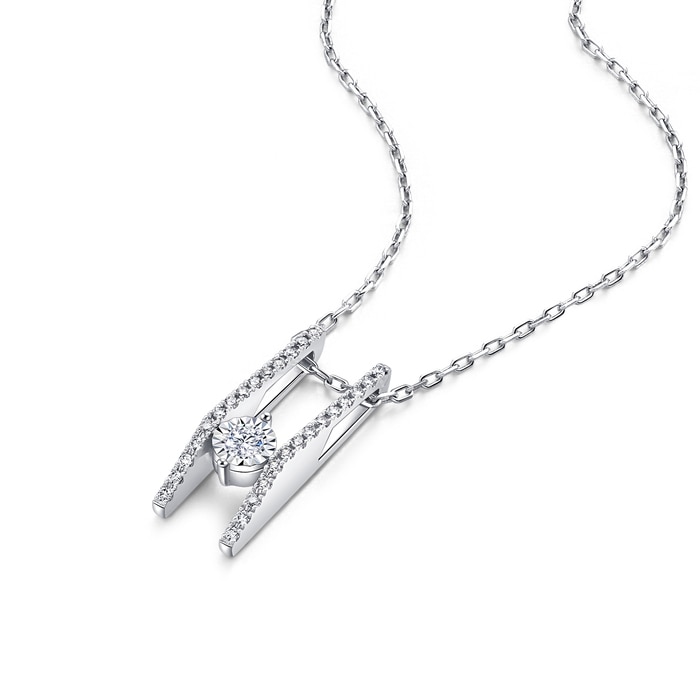 18K White Gold Necklace | Chow Sang Sang Jewellery | Daily Luxe | 93079U - 4