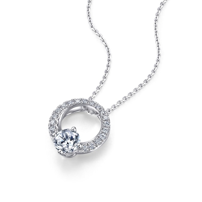 18K白色黄金 頸鍊 | 周生生珠寶 | Diamond Symphony「鑽之頌」 | 93312U - 4