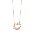 18K Rose Gold Mother of Pearl Necklace