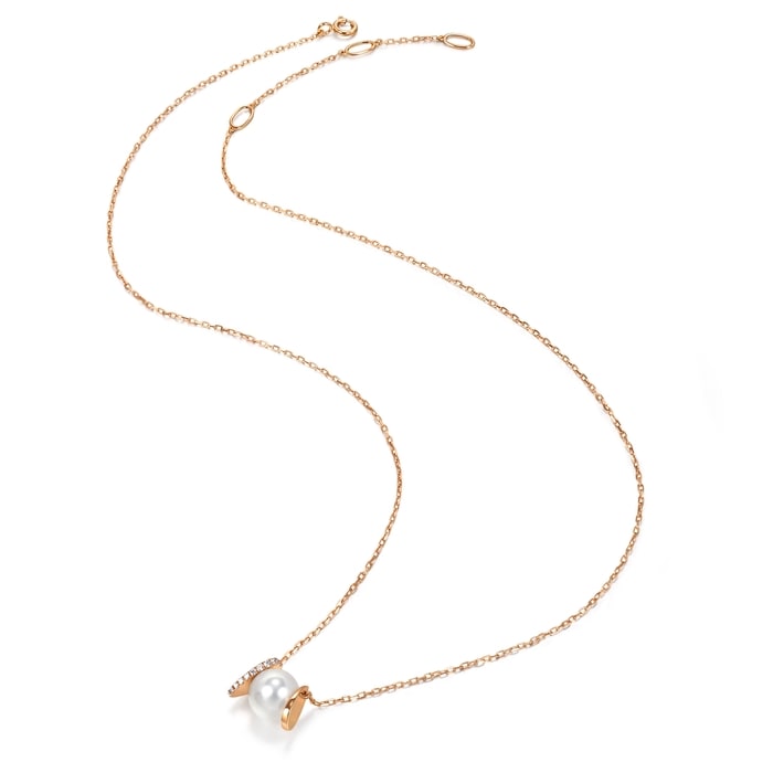 18K玫瑰金 頸鍊 | 周生生珠寶 | La Pelle | 93355N - 4