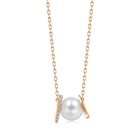 18K Rose Gold Akoya Pearl Necklace