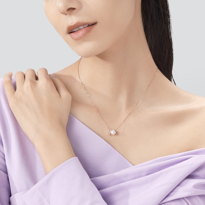 18K玫瑰金 頸鍊 | 周生生珠寶 | La Pelle | 93355N - 3