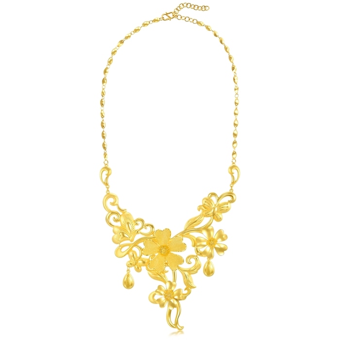 999.9黃金 頸鍊 | 周生生珠寶 | 生生有囍 | 93377N - 2