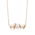 18K Rose Gold Akoya Pearl Necklace