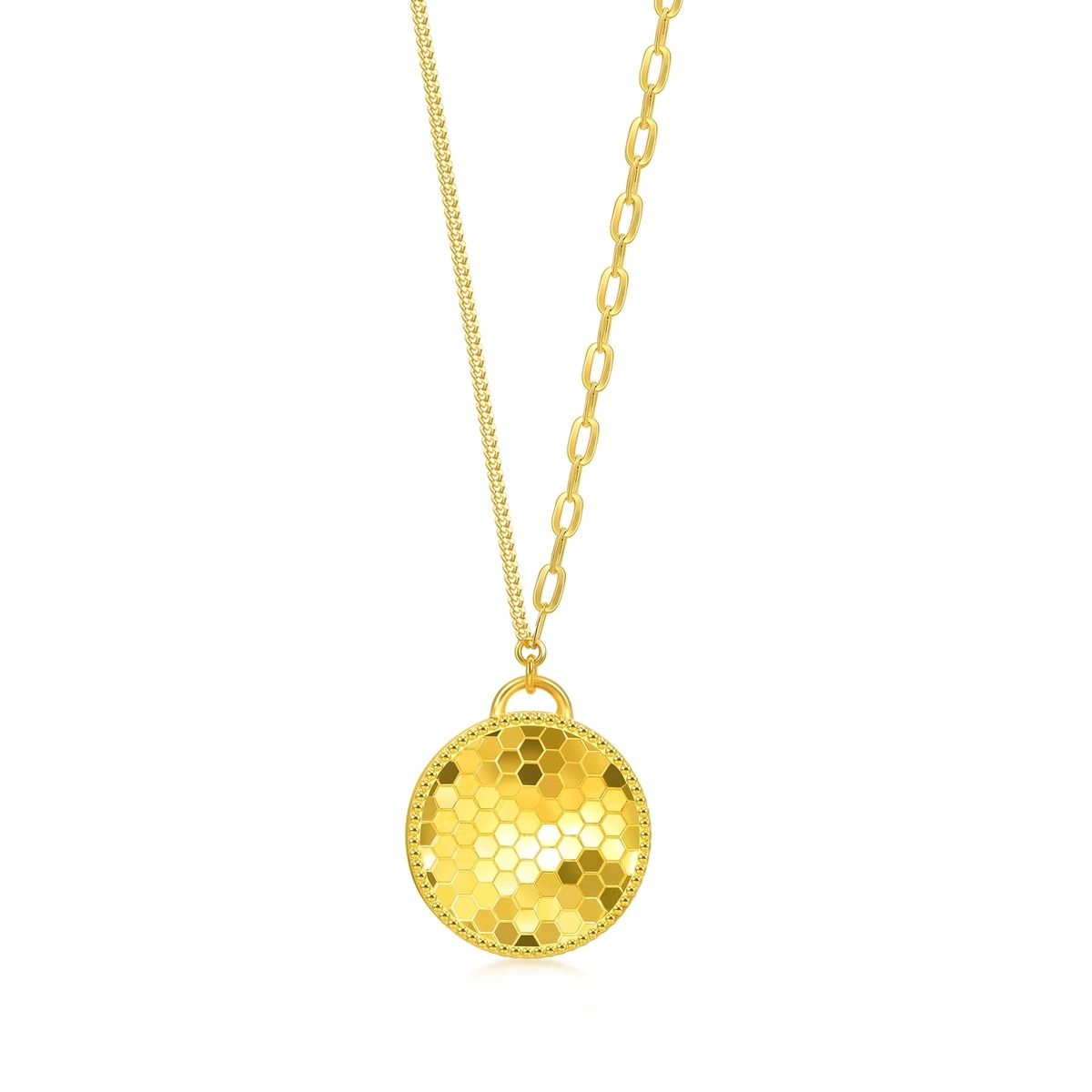 Mirror Gold 999 Gold Necklace - 93402N | Chow Sang Sang Jewellery