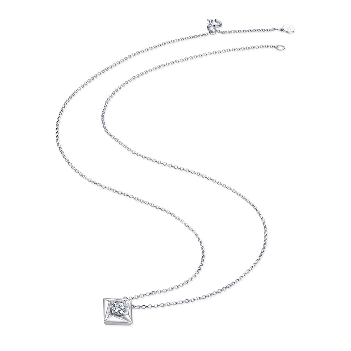 18K白色黄金 頸鍊 | 周生生珠寶 | Diamond Symphony「鑽之頌」 | 93414N - 4