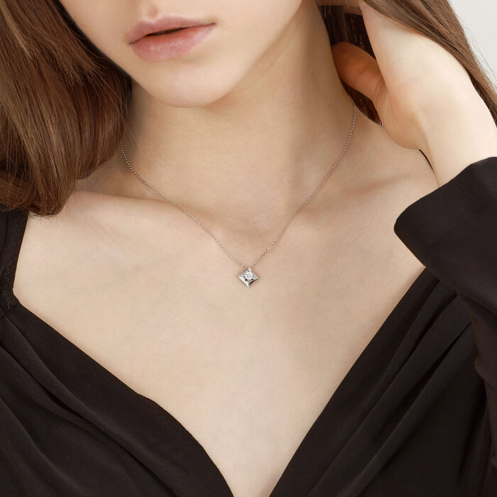 18K白色黄金 頸鍊 | 周生生珠寶 | Diamond Symphony「鑽之頌」 | 93414N - 2