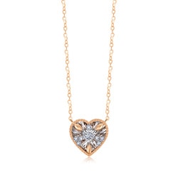 'Fantasy' 18K White & Red Gold Diamond Necklace