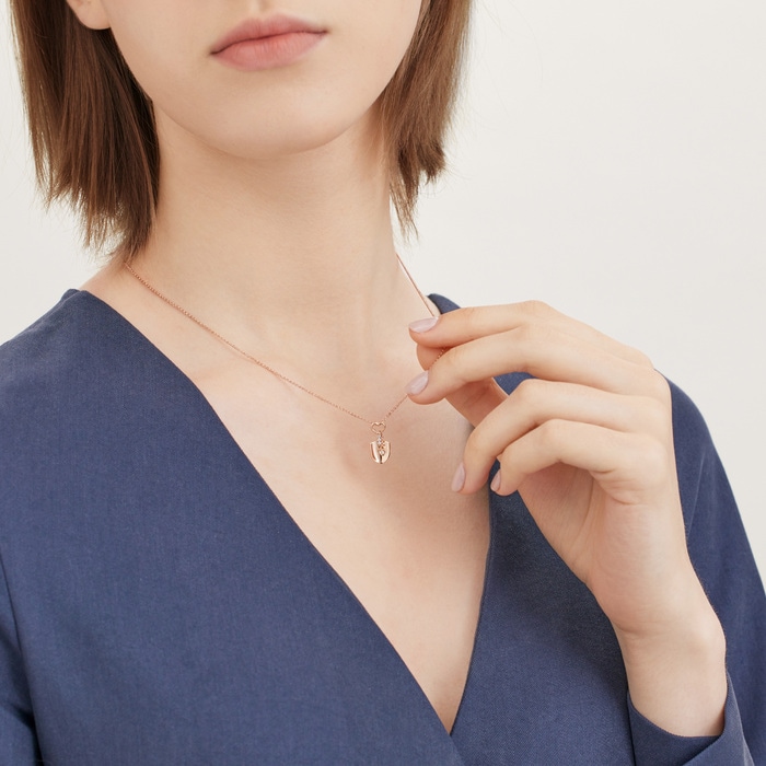 18K玫瑰金 頸鍊 | 周生生珠寶 | Love Decode 「愛情密語 」 | 93474U - 3