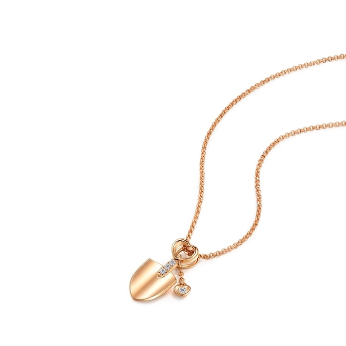 18K玫瑰金 頸鍊 | 周生生珠寶 | Love Decode 「愛情密語 」 | 93474U - 4