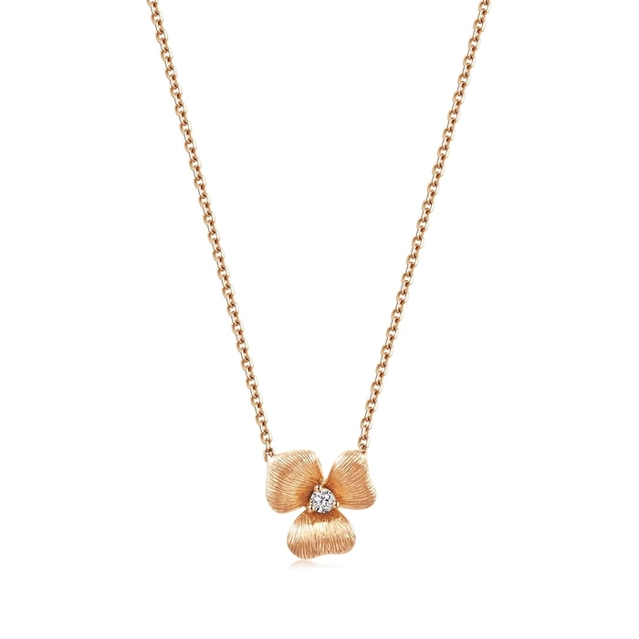 18K Rose Gold Necklace | Chow Sang Sang Jewellery | 93488N - 1