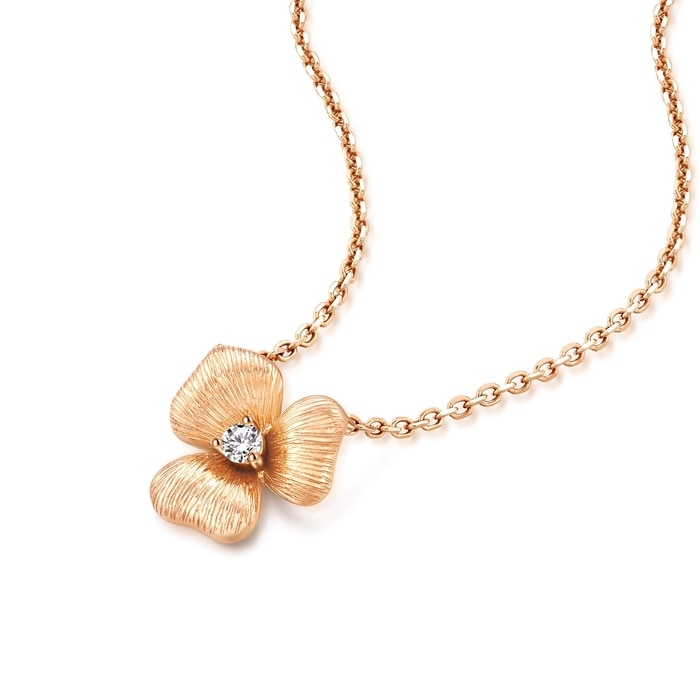 18K Rose Gold Necklace | Chow Sang Sang Jewellery | 93488N - 4