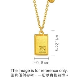 Cultural Blessings - 999.9 Gold Necklace | 93771N(47 cm Cultural Blessings - 999.9 Gold Necklace | 93771N(47 cm